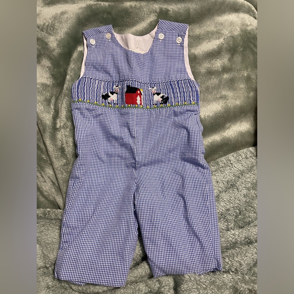 Boys Smocked Jon Jon